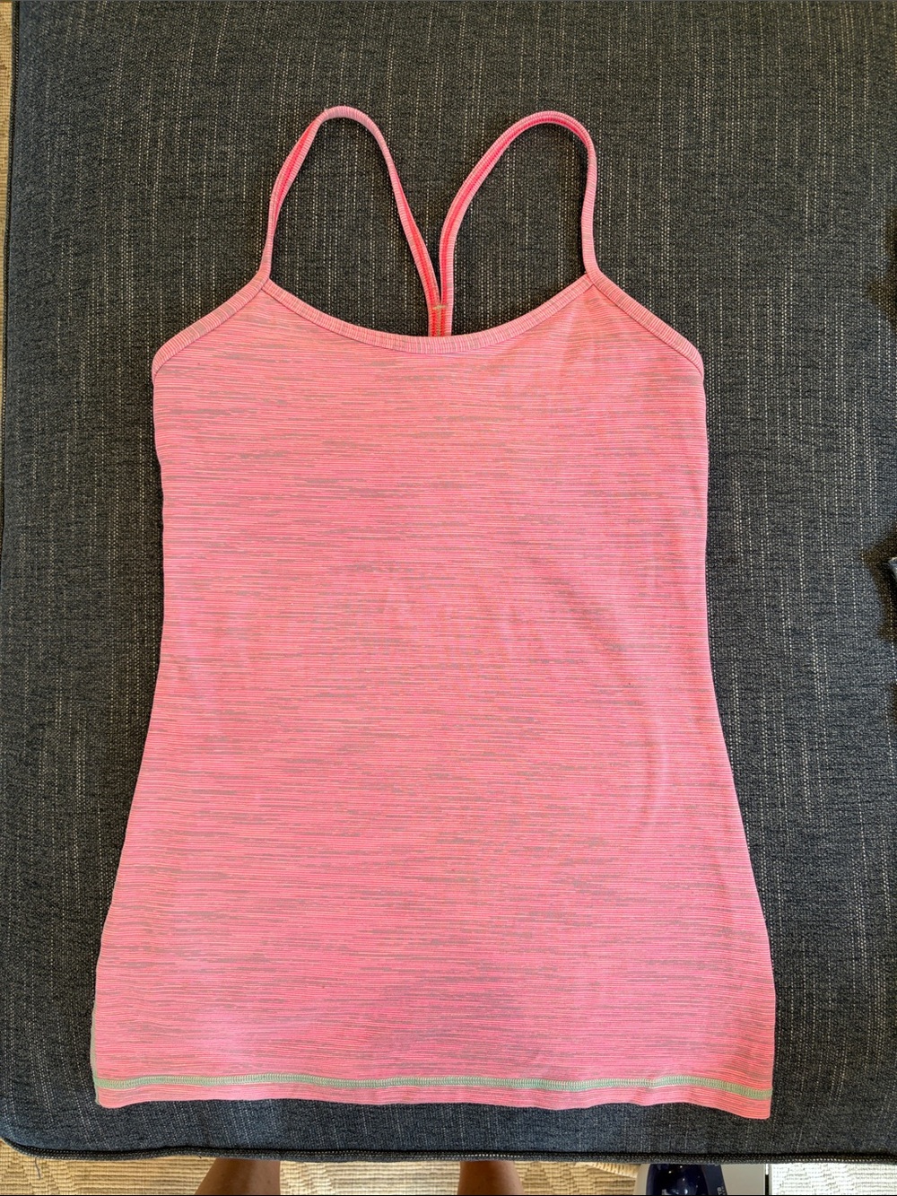 Pink Lululemon Tank Top with Built In Bra